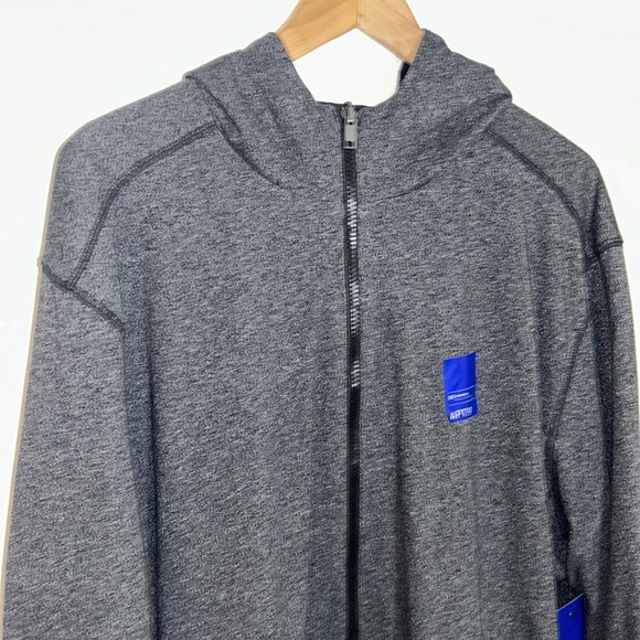 Apt 9 Gray & Black Water Repellent Reversible Hooded Jacket Size XXL NWT - Picture 2 of 8